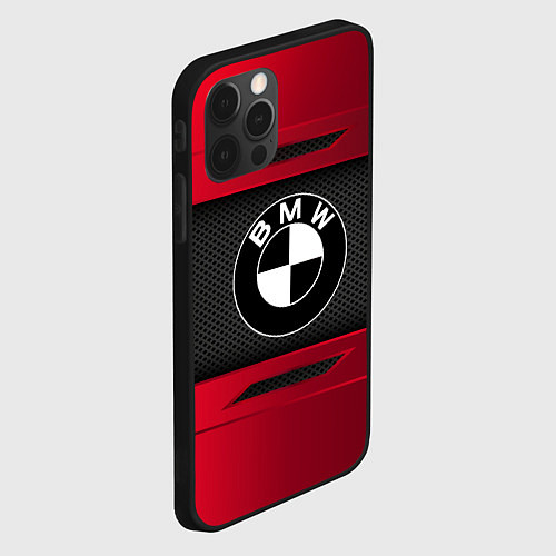 Чехол iPhone 12 Pro Max BMW SPORT / 3D-Черный – фото 2