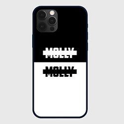 Чехол для iPhone 12 Pro Max Molly: Black & White, цвет: 3D-черный