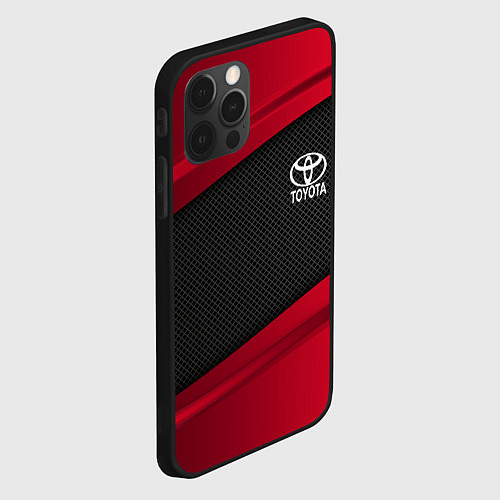 Чехол iPhone 12 Pro Max Toyota: Red Sport / 3D-Черный – фото 2