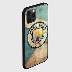 Чехол для iPhone 12 Pro Max FC Man City: Old Style, цвет: 3D-черный — фото 2