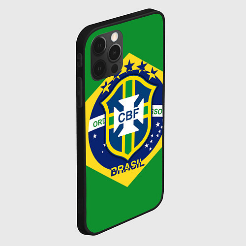 Чехол iPhone 12 Pro Max CBF Brazil / 3D-Черный – фото 2