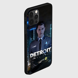 Чехол для iPhone 12 Pro Max Detroit: Connor, цвет: 3D-черный — фото 2