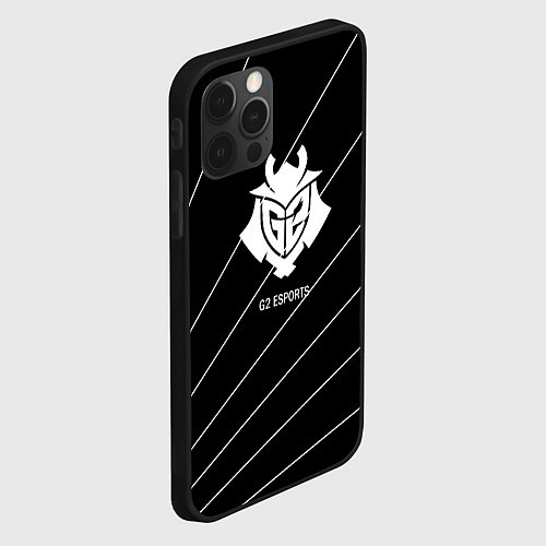 Чехол iPhone 12 Pro Max Cs:go - G2 ESPORTS 2022 / 3D-Черный – фото 2