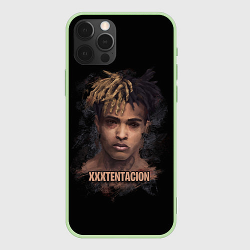 Чехол iPhone 12 Pro Max Jahseh Onfroy / 3D-Салатовый – фото 1