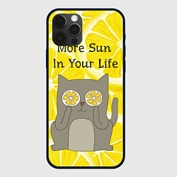 Чехол для iPhone 12 Pro Max More Sun In Your Life, цвет: 3D-черный