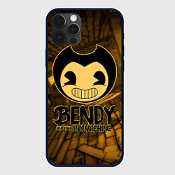 Чехол для iPhone 12 Pro Max Black Bendy, цвет: 3D-черный