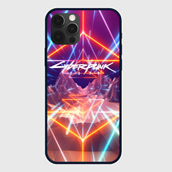 Чехол для iPhone 12 Pro Max Cyberpunk 2077: Neon Lines, цвет: 3D-черный