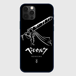 Чехол для iPhone 12 Pro Max Berserk Khight, цвет: 3D-черный