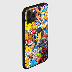 Чехол для iPhone 12 Pro Max Pokemon Bombing, цвет: 3D-черный — фото 2