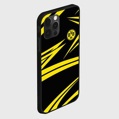 Чехол iPhone 12 Pro Max FC Borussia: BVB Sport / 3D-Черный – фото 2