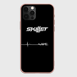 Чехол для iPhone 12 Pro Max Skillet Awake, цвет: 3D-светло-розовый