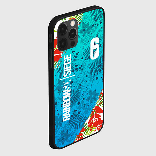 Чехол iPhone 12 Pro Max Rainbow Six: Sunsplash Pack / 3D-Черный – фото 2