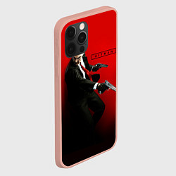 Чехол для iPhone 12 Pro Max Hitman: Red Agent, цвет: 3D-светло-розовый — фото 2