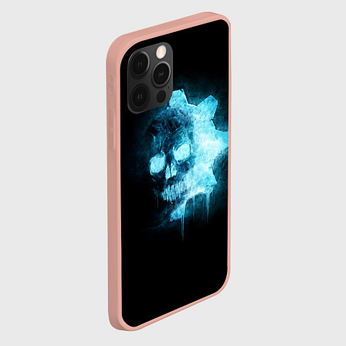 Чехол iPhone 12 Pro Max Gears of War: Death Shadow / 3D-Светло-розовый – фото 2