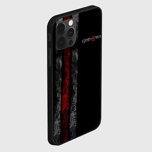Чехол iPhone 12 Pro Max God of War: Black Style / 3D-Черный – фото 2