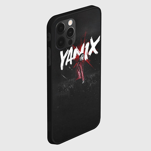 Чехол iPhone 12 Pro Max YANIX: Black Side / 3D-Черный – фото 2