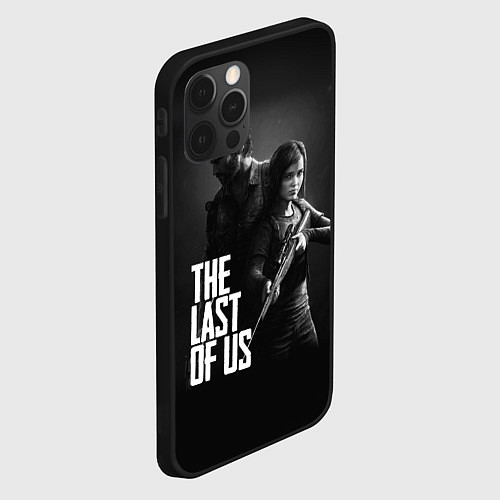 Чехол iPhone 12 Pro Max The Last of Us: Black Style / 3D-Черный – фото 2