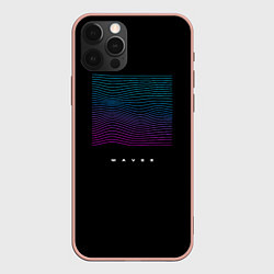 Чехол для iPhone 12 Pro Max Neon WAVES, цвет: 3D-светло-розовый