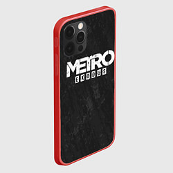 Чехол для iPhone 12 Pro Max Metro Exodus: Space Grey, цвет: 3D-красный — фото 2