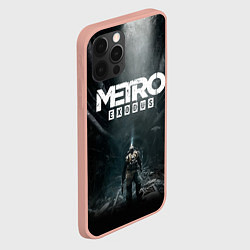 Чехол для iPhone 12 Pro Max Metro Exodus, цвет: 3D-светло-розовый — фото 2