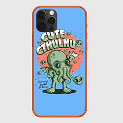 Чехол для iPhone 12 Pro Max Cute Cthulhu, цвет: 3D-красный