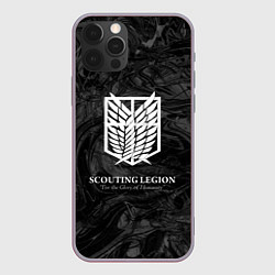 Чехол для iPhone 12 Pro Max Scouting Legion, цвет: 3D-серый