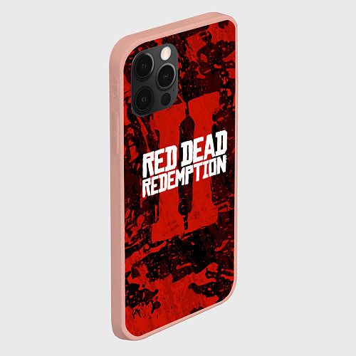 Чехол iPhone 12 Pro Max Red Dead Redemption: Part II / 3D-Светло-розовый – фото 2