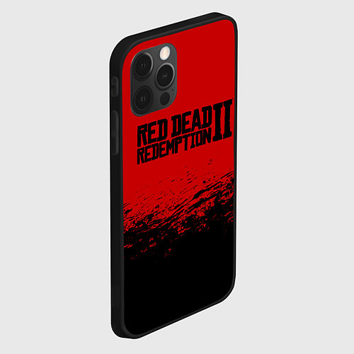 Чехол iPhone 12 Pro Max Red Dead Redemption II / 3D-Черный – фото 2