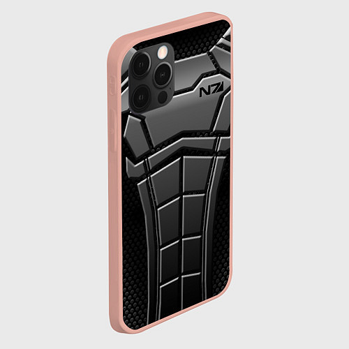 Чехол iPhone 12 Pro Max Soldier N7 / 3D-Светло-розовый – фото 2