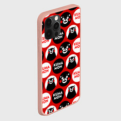 Чехол для iPhone 12 Pro Max Kumamon Pattern, цвет: 3D-светло-розовый — фото 2