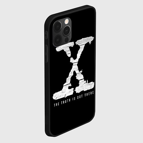 Чехол iPhone 12 Pro Max The Truth Is Out There / 3D-Черный – фото 2