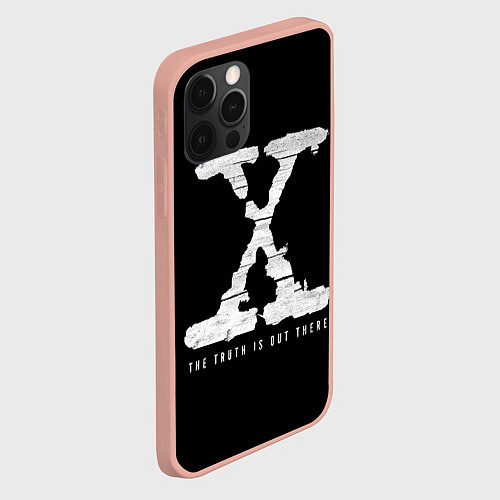 Чехол iPhone 12 Pro Max The Truth Is Out There / 3D-Светло-розовый – фото 2