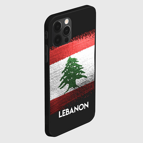 Чехол iPhone 12 Pro Max Lebanon Style / 3D-Черный – фото 2