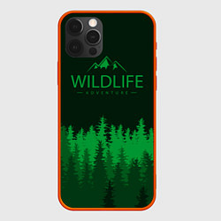 Чехол для iPhone 12 Pro Max Wildlife Adventure, цвет: 3D-красный