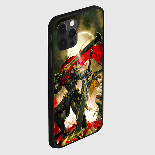 Чехол iPhone 12 Pro Max Momonga Narberal Gamma / 3D-Черный – фото 2
