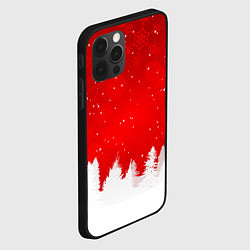 Чехол для iPhone 12 Pro Max Christmas pattern, цвет: 3D-черный — фото 2