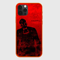 Чехол для iPhone 12 Pro Max STALKER 2, цвет: 3D-красный