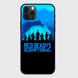 Чехол для iPhone 12 Pro Max RDR 2: Blue Style, цвет: 3D-черный