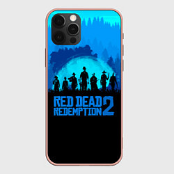 Чехол для iPhone 12 Pro Max RDR 2: Blue Style, цвет: 3D-светло-розовый