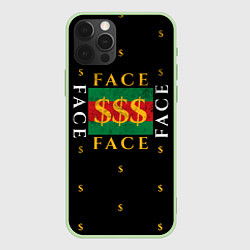 Чехол для iPhone 12 Pro Max FACE GG Style, цвет: 3D-салатовый