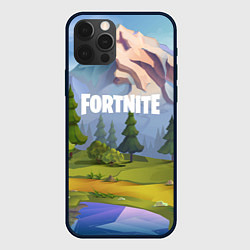 Чехол для iPhone 12 Pro Max Fortnite: Forest View, цвет: 3D-черный