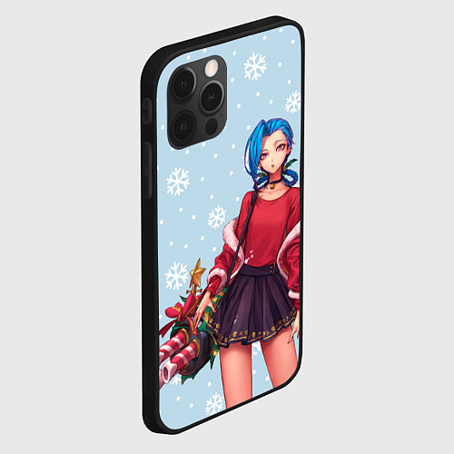 Чехол iPhone 12 Pro Max New Year Jinx / 3D-Черный – фото 2