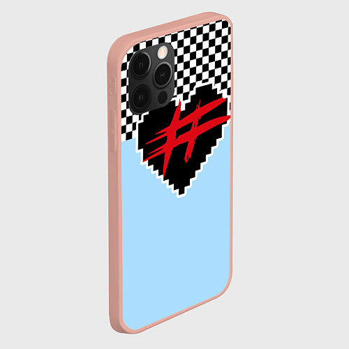 Чехол iPhone 12 Pro Max ФРЕНДЗОНА / 3D-Светло-розовый – фото 2