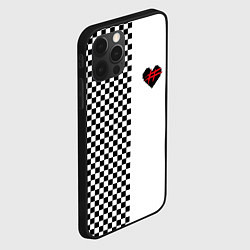 Чехол для iPhone 12 Pro Max ФРЕНДЗОНА: Шахматы, цвет: 3D-черный — фото 2