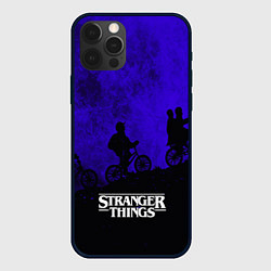 Чехол для iPhone 12 Pro Max Stranger Things: Moon Biker, цвет: 3D-черный