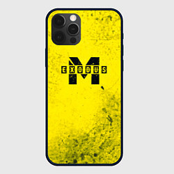 Чехол для iPhone 12 Pro Max Metro Exodus: Yellow Grunge, цвет: 3D-черный