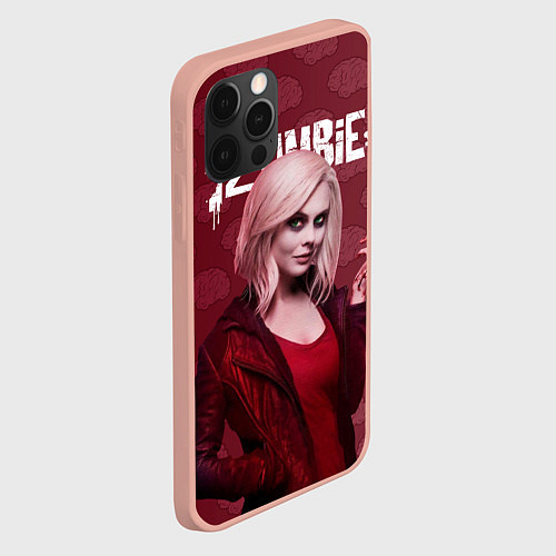 Чехол iPhone 12 Pro Max I-ZOMBIE / 3D-Светло-розовый – фото 2