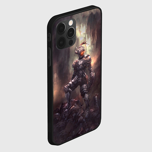 Чехол iPhone 12 Pro Max Goblin Slayer darkness knight / 3D-Черный – фото 2