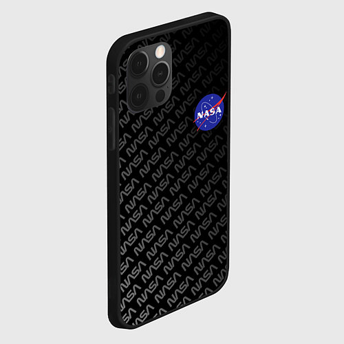 Чехол iPhone 12 Pro Max NASA: Dark Space / 3D-Черный – фото 2