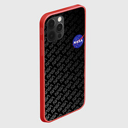 Чехол для iPhone 12 Pro Max NASA: Dark Space, цвет: 3D-красный — фото 2